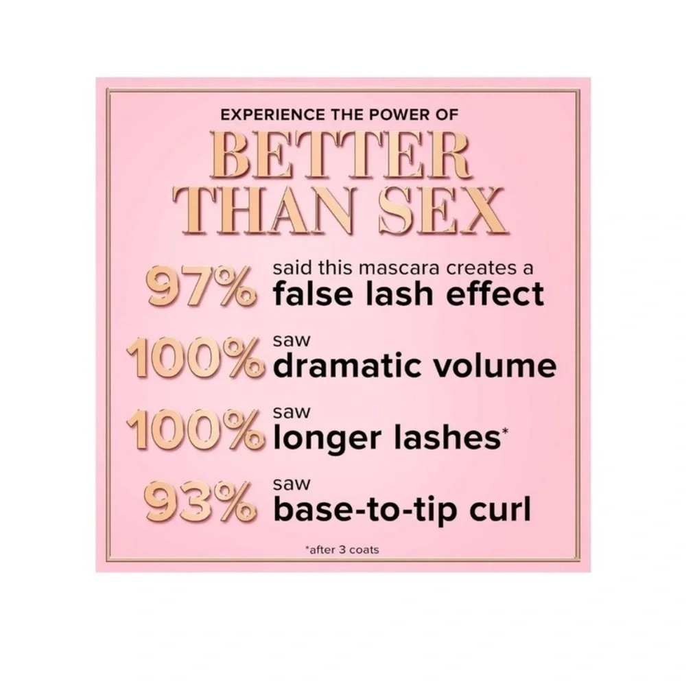 Too Faced Better Than Sex Mascara NEW FULL SZ Bestseller!!!